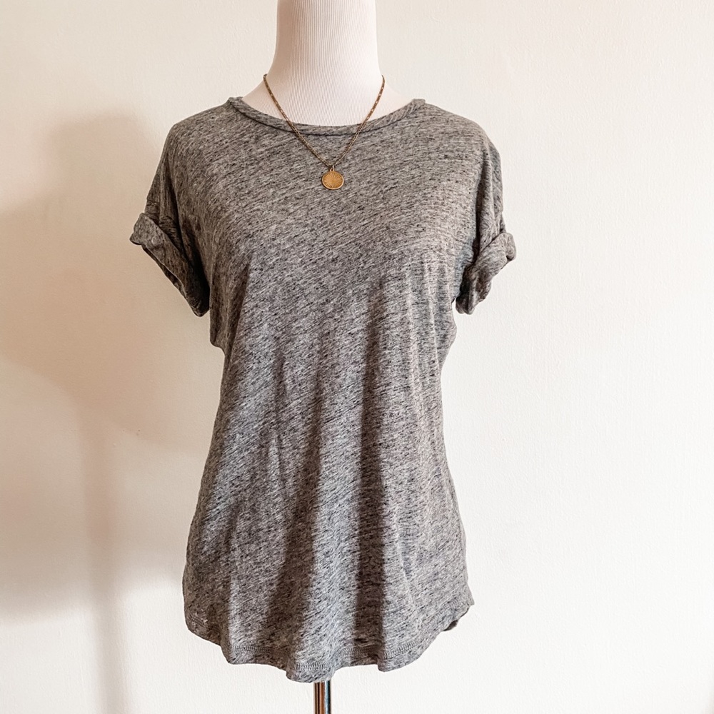 Madewell Heather Gray Tee Shirt